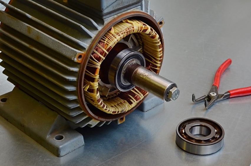 Industrial motor maintenance