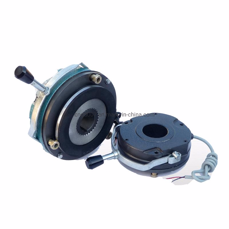 Side View of DC Brake Motor Showing Compact Design
